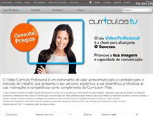 Tablet Screenshot of curriculos.tv